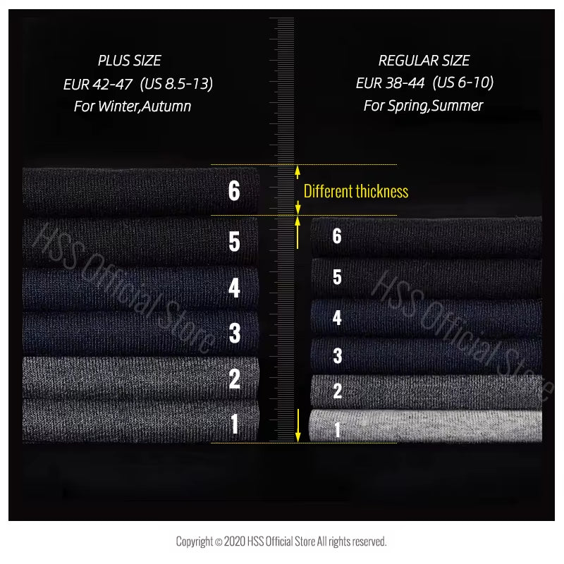 Men's Cotton Blend Socks – 5/10 Pairs