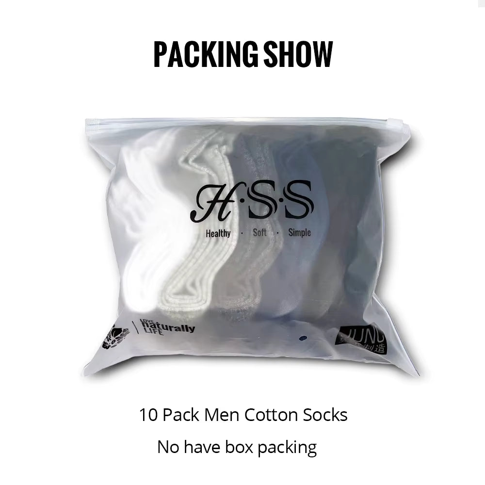 Men's Cotton Blend Socks – 5/10 Pairs