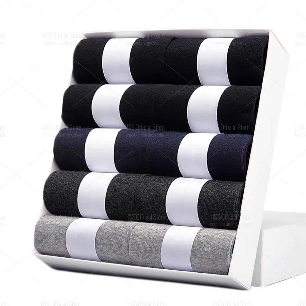 Men's Cotton Blend Socks – 5/10 Pairs