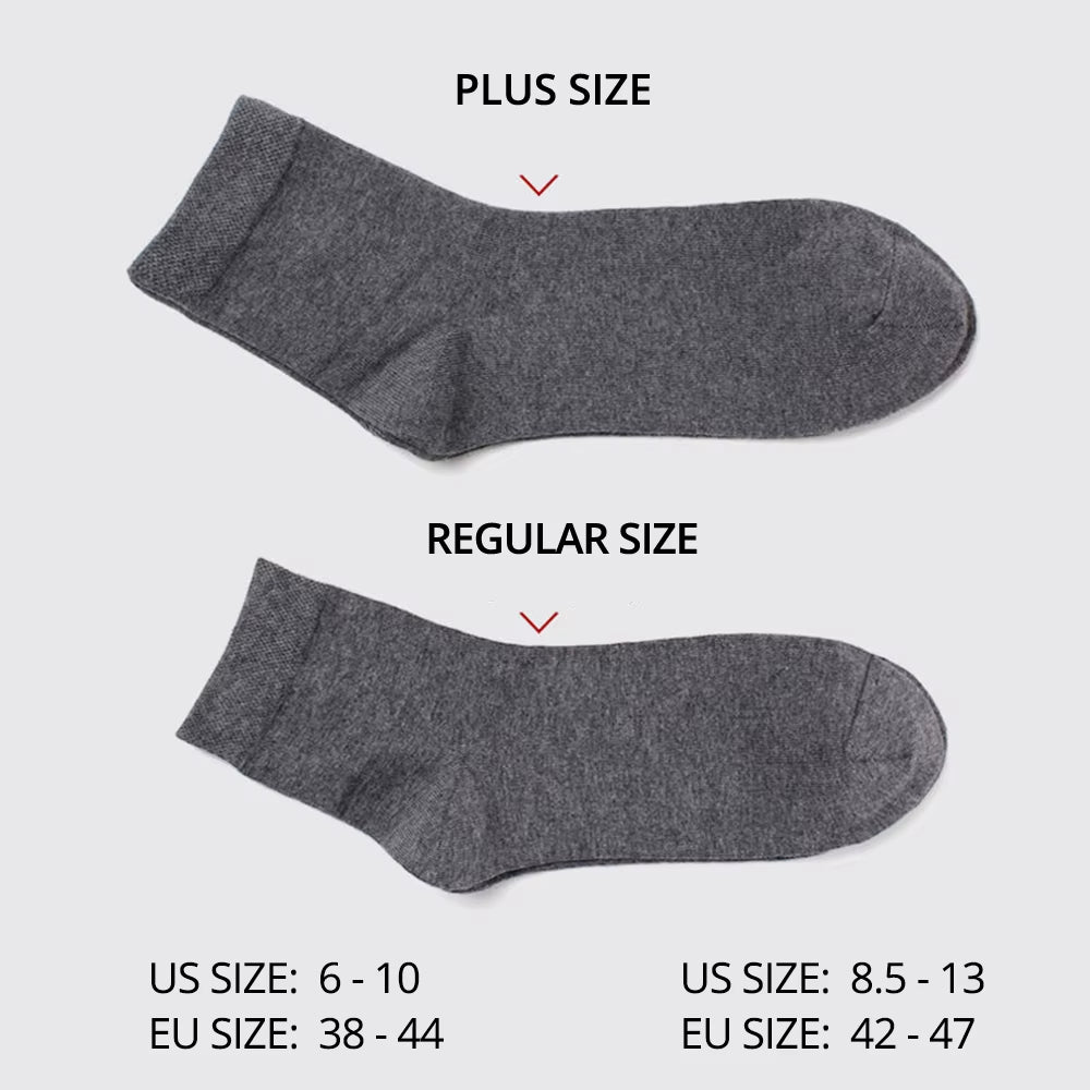 Men's Cotton Blend Socks – 5/10 Pairs