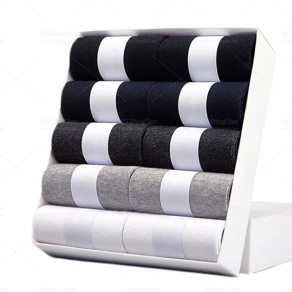 Men's Cotton Blend Socks – 5/10 Pairs