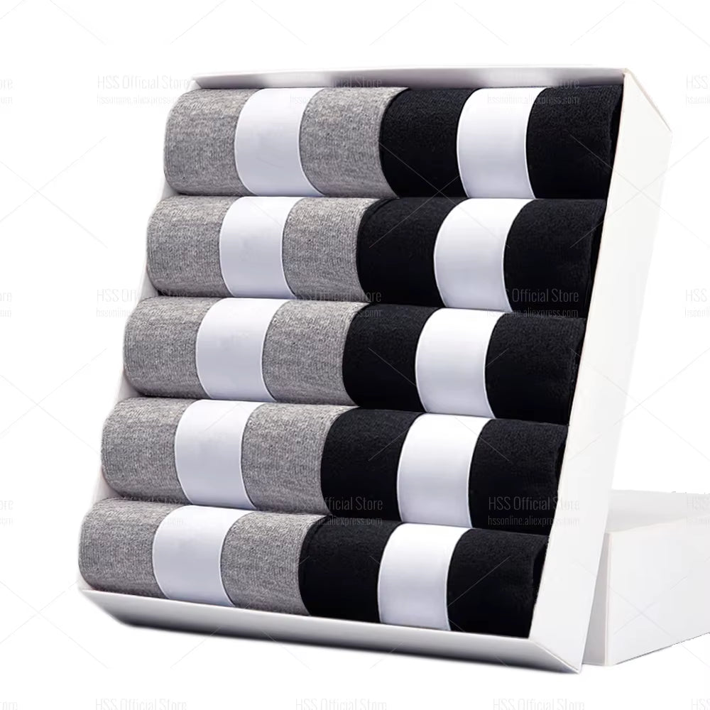 Men's Cotton Blend Socks – 5/10 Pairs