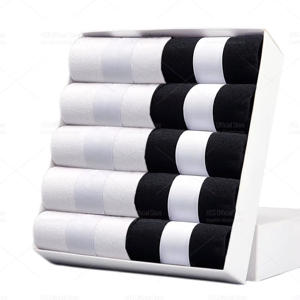 Men's Cotton Blend Socks – 5/10 Pairs